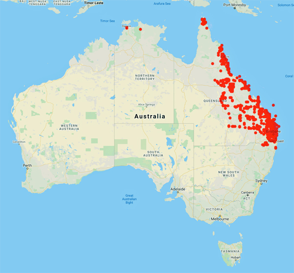 collecting locality map for 'Sharpe, P.R.'