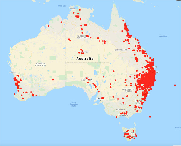 collecting locality map for XXXXX